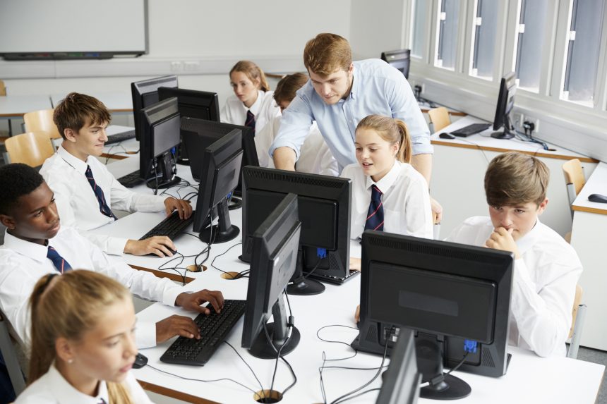A Level Information Technology lesson.