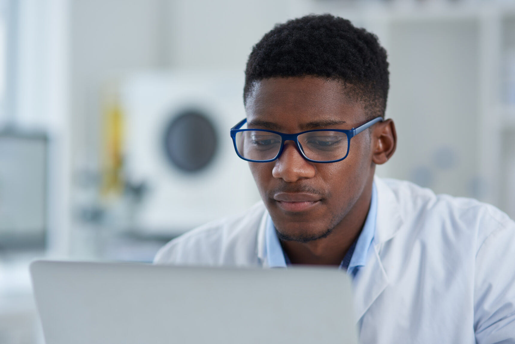 STEM student researching postgraduate degrees.